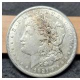 1921-S Morgan Dollar XF
