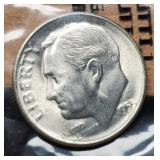 1955-S R. Dime Unc.