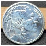 1 Troy Oz. Silver Buffalo/Indian Round
