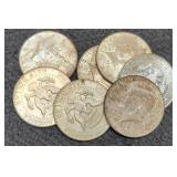 (7) 1964 K. Half Dollars