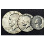 1976 3 Coin Bicentennial Set