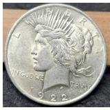 1922 Peace Dollar XF