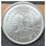 1 Troy Oz. Silver Round By Liberty Silver