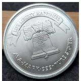 1 Troy Oz. Silver Round By Liberty Silver