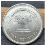 1 Troy Oz. Silver Round By Liberty Silver