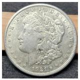 1921-S Morgan Dollar XF