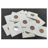 (14) Different L. Cents 1915-D-1926-D