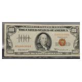1966A $100 Red Seal Note XF