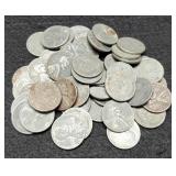 (50) 1943 Steel War Cents