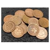 (15) Indian Head Cents 1890-1907