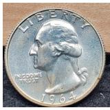 1964 Proof W. Quarter