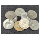 (10) Silver W. Quarters