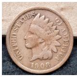 1908 Indian Head Cent