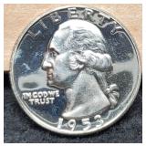 1953 Proof W. Quarter