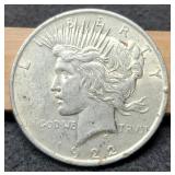 1922 Peace Dollar VF