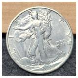 1945-S Walking Liberty Half Dollar MS