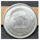 1 Troy Oz. Silver Round By Liberty Silver