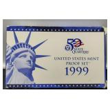 1999 9 Coin Proof Set