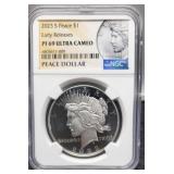2023-S Slab Proof Peace Dollar NGC PF69 w/