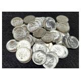 (50) 1963 R. Dimes Unc.