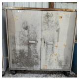 Steel Cabinet on Rollers