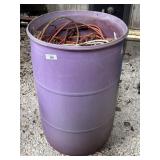 Poly Barrel Full of Scrap Copper