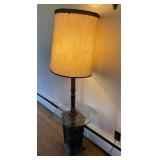 Floor Lamp w/ Glass Side Table