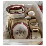 Large Lot of Christmas Dishes