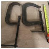 2 - Large C-Clamps
