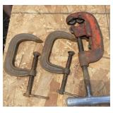 4" C-Clamps, Ridgid Pipe Cutter