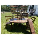 Dinette Table and 6 Chairs