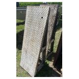 Heavy Duty Diamond Plate Steel Ramps