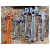 Adjustable Wrenches, Calipers, Scales