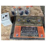 Chicago Bears Glasses, Ornament, Plaque