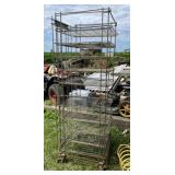 Wire Shelf on Rollers