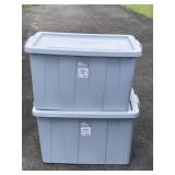 2 - Storage Totes with Lids