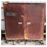 Steel Cabinet on Rollers