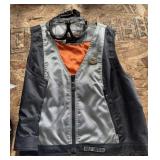 Harley Davidson Vest and Goggles