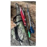 Gun Case, Umbrellas and Grabbers