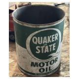 Quaker State One Gallon Oil Can