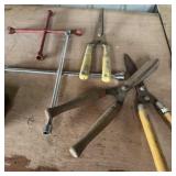 Wheel Wrenches and Hedge Trimmer