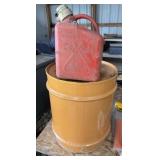 Plastic and Steel Fuel Cans