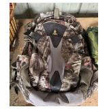 Camouflage Backpack & Rain Poncho