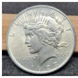 1923 Peace Dollar Unc.