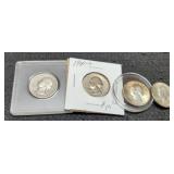(4) Silver W. Quarters: