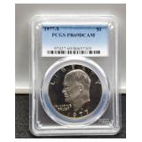 1977-S Slab Ike Proof Dollar PCGS PR69 DCAM