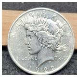 1922 Peace Dollar AU
