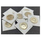 (10) 40% Silver 1967 K. Half Dollars