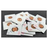 (19) Red BU L. Cents 1990-1999-D