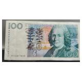 2002 Sweden 100 Kronor Banknote Unc.